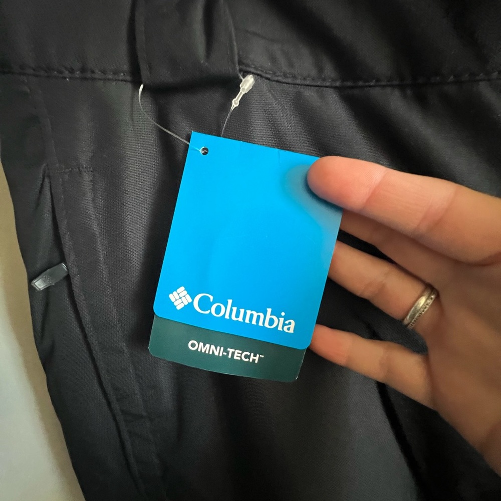 Columbia 36x31 Black Insulated Omni Tech Bugaboo Oh Ski Pants Women’s Sz L - Picture 4 of 13